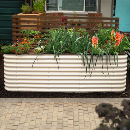 4-Pack Large Modular Metal Raised Garden Bed - 29 Tall