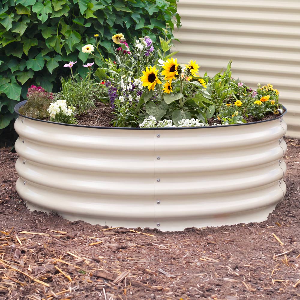 Round Metal Raised Garden Bed - 15 Tall