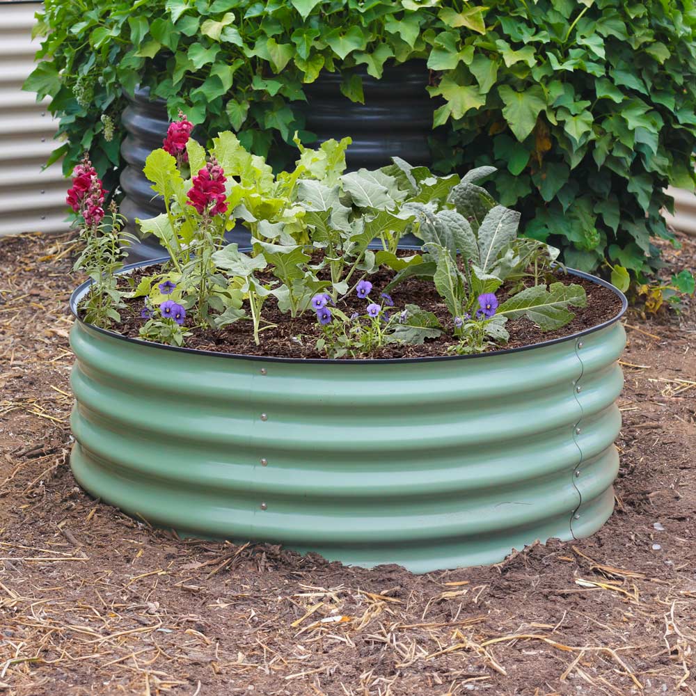 Round Metal Raised Garden Bed - 15 Tall