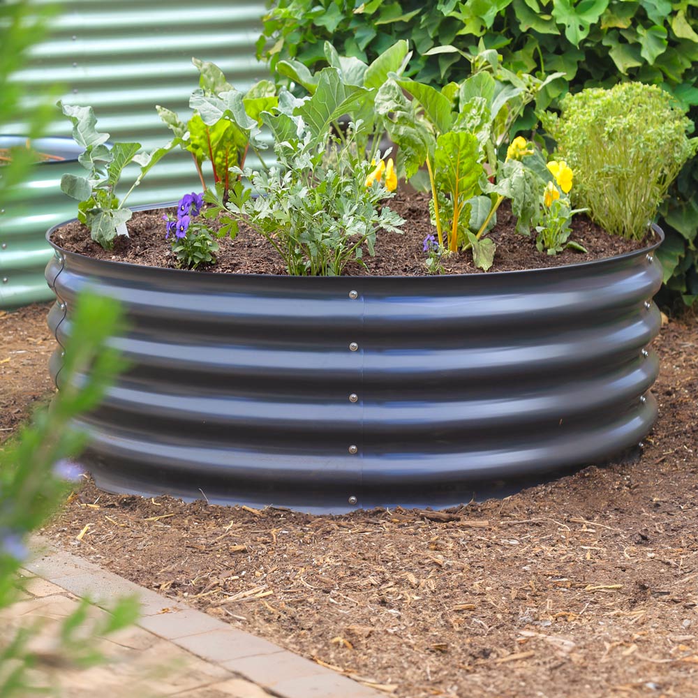 Round Metal Raised Garden Bed - 15 Tall