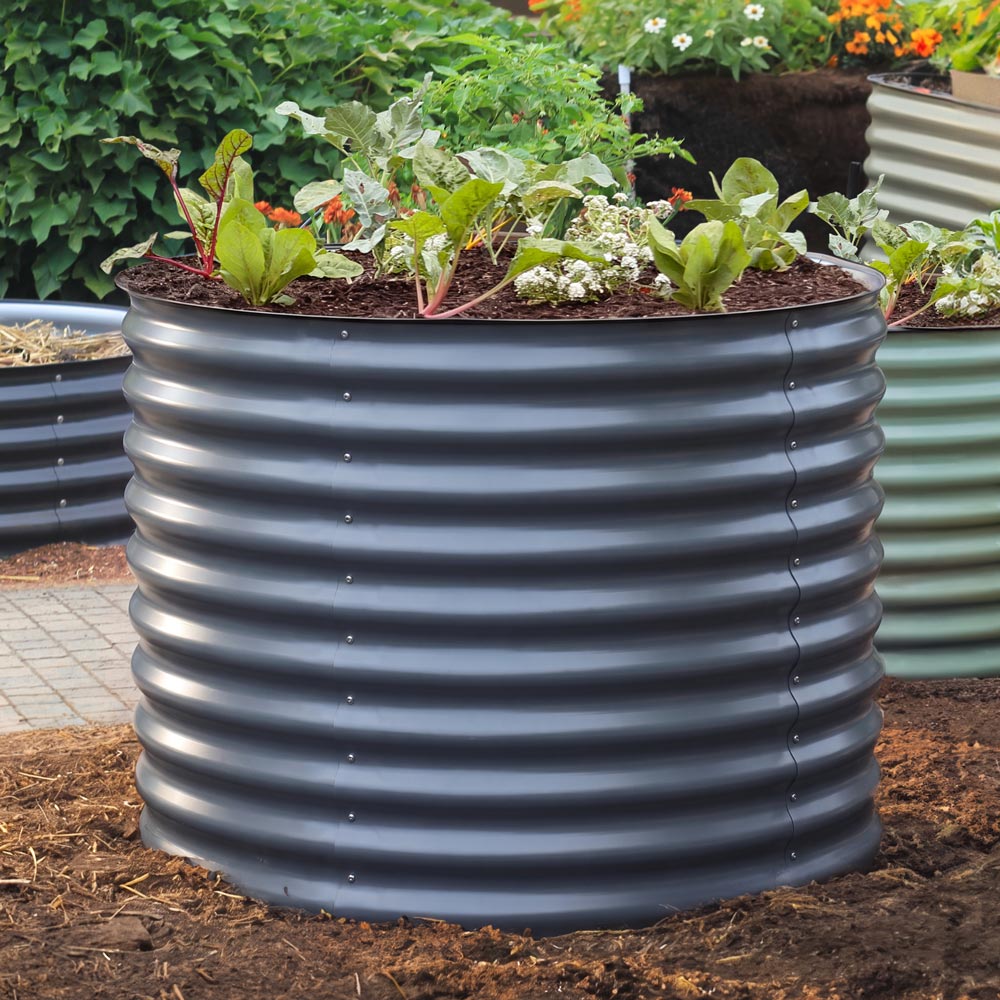 Round Metal Raised Garden Bed - 29 Tall