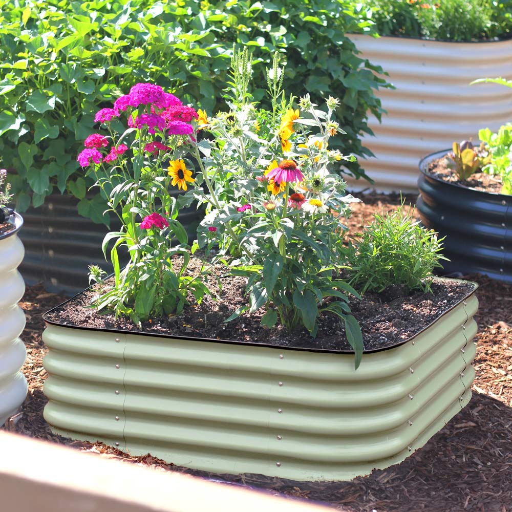 Small Modular Metal Raised Garden Bed - 15 Tall