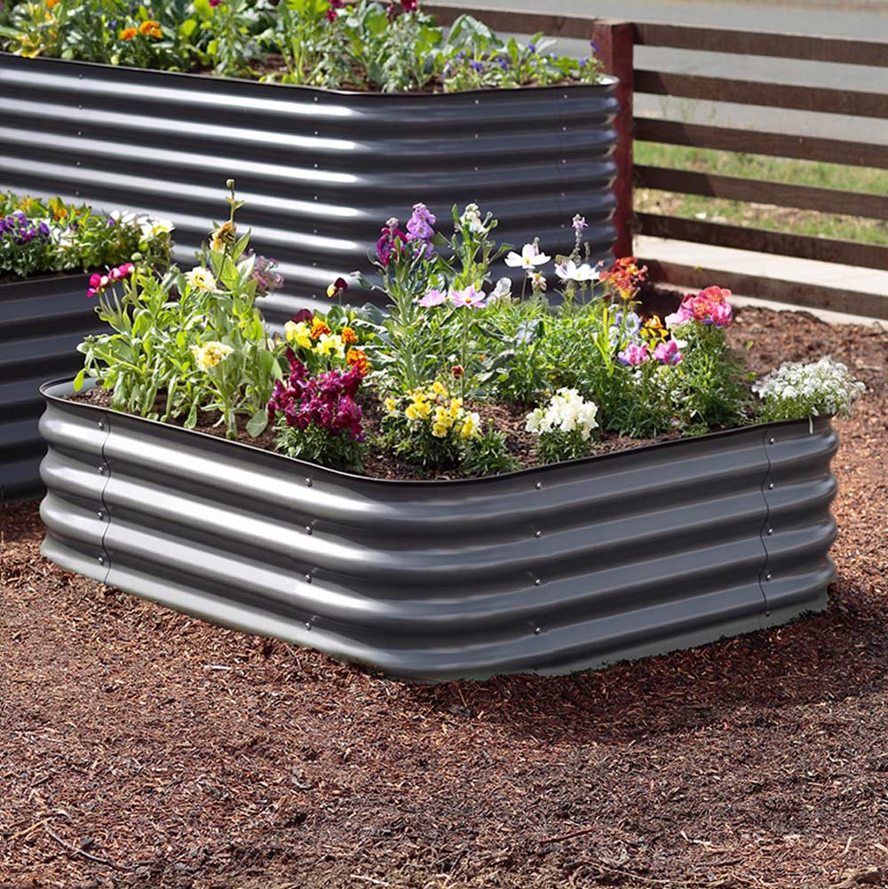 Small Modular Metal Raised Garden Bed - 15 Tall