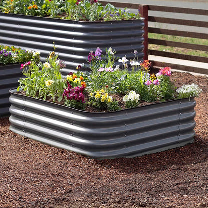 Small Modular Metal Raised Garden Bed - 15 Tall