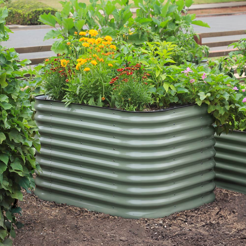 Small Modular Metal Raised Garden Bed - 29 Tall