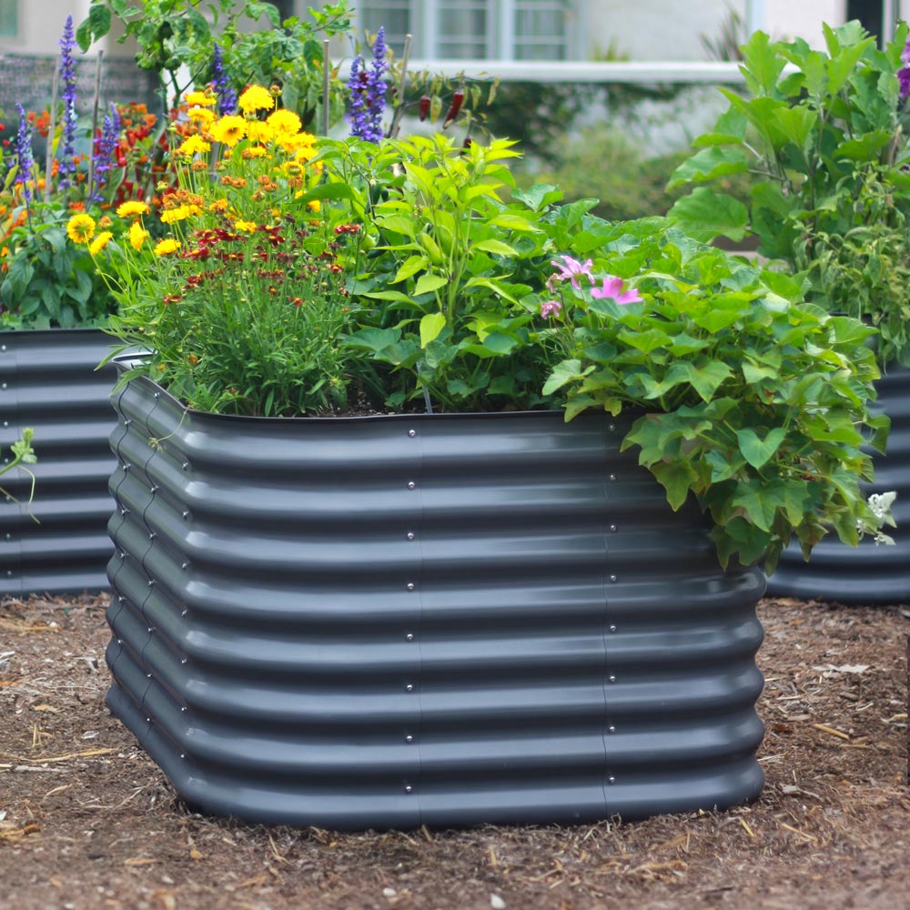 Small Modular Metal Raised Garden Bed - 29 Tall